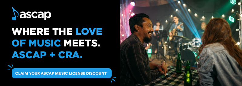 ASCAP + CRA: Where the love of music meets. Claim your ASCAP music license discount.