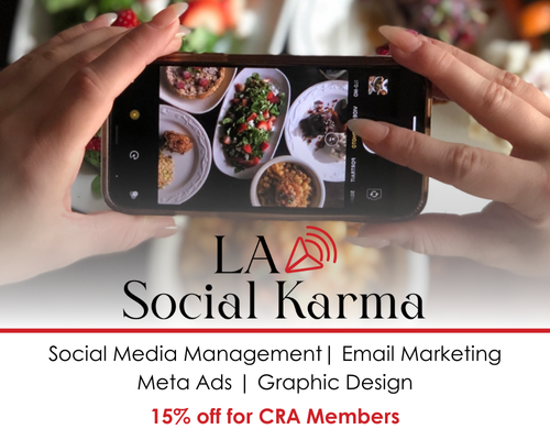 LA Social Karma - 15% off for CRA Members.