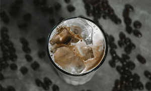 Coffee Drink in a Drinking Glass