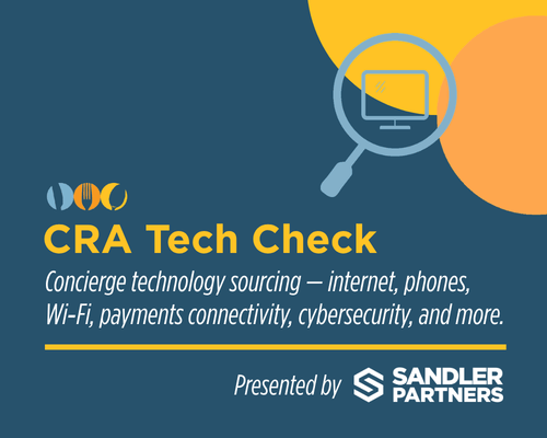 Internet. Phones. Wi-Fi. POS connectivity. Cybersecurity. It all adds up. Learn more about Sandler Partners.