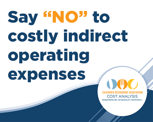 Say "No" to costly indirect operating expenses.