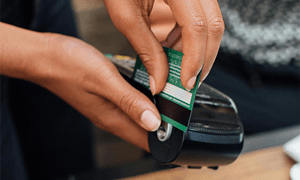 A Person Holding a Card