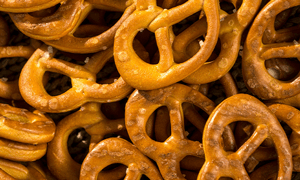 Close up of Pretzels