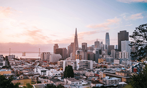 City Skyline during Golden Hour