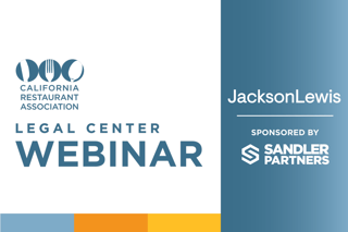 Register for the CRA Legal Center webinar with Jackson Lewis. Sponsored by Sandler Partners.