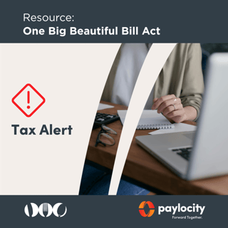 Paylocity - 2025 - One Big Beautiful Bill Act